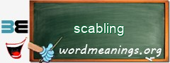 WordMeaning blackboard for scabling